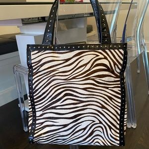 Zebra print TUSK bag